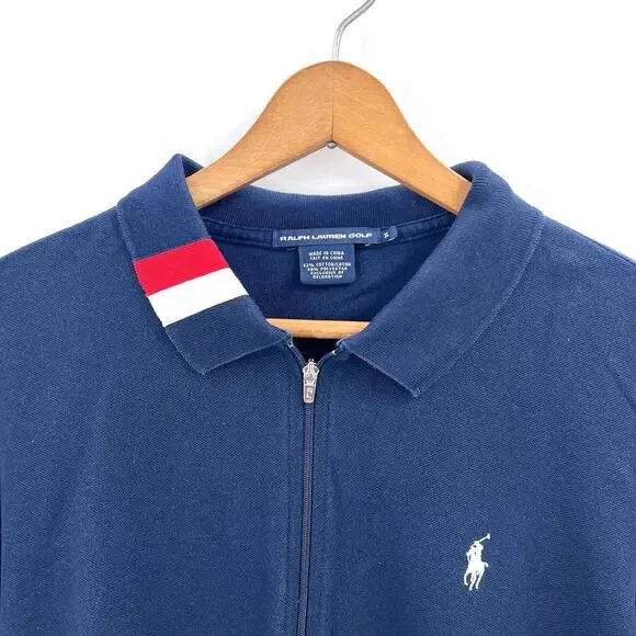 Ralph Lauren Golf Navy Blue Short Sleeve Polo Shirt Top Womens Size XL - Picture 2 of 6